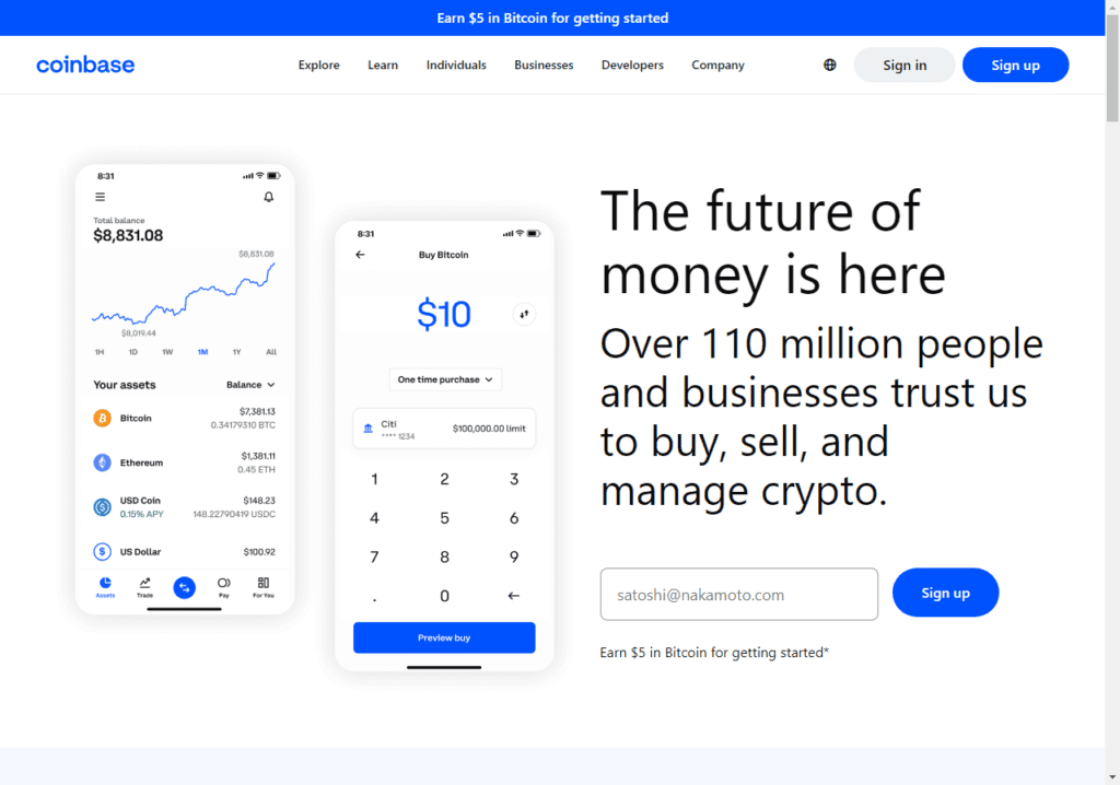 Coinbase web3