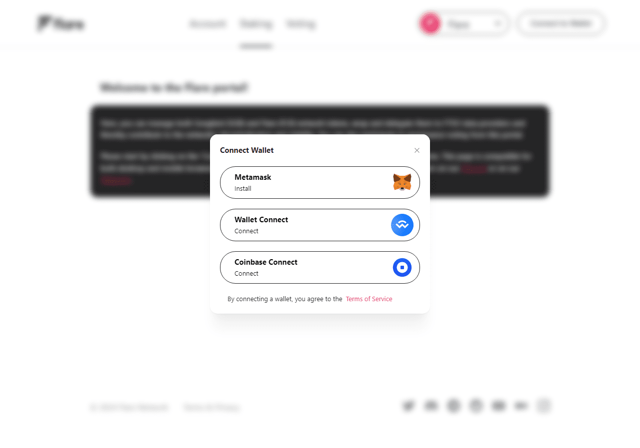 Staking Flare Network flr