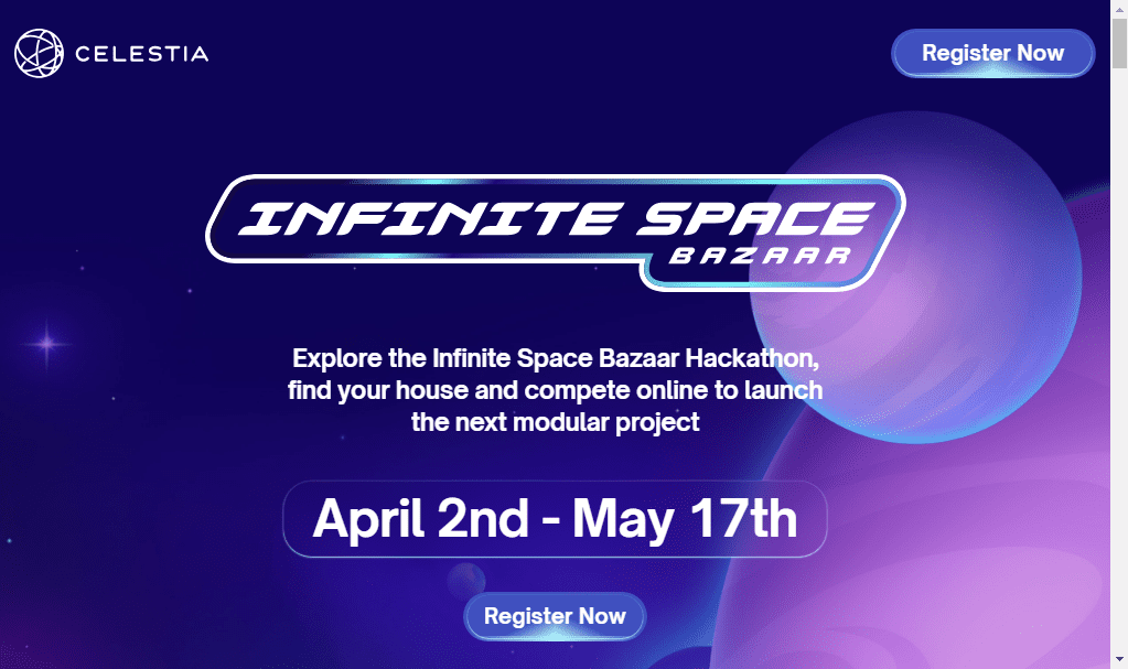 hackathon Infinite Space Bazaar